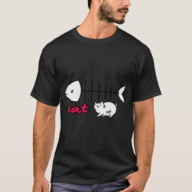 Camiseta Gato Divertido (Frente)