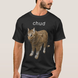Camiseta Gato Divertido de Baixo Poli Retro dos Anos 90 de 