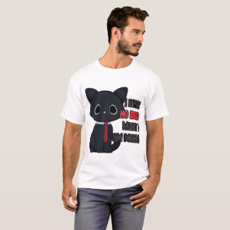 Camiseta Gato Divertido Eu Não Tenho Ideia Do Que