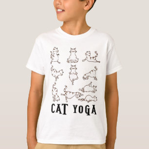 Camiseta Gato Divertido Yoga Gift Shirt