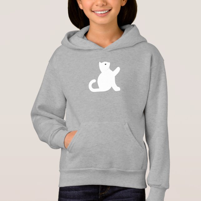 Camiseta Gato Diz Olá (Frente)