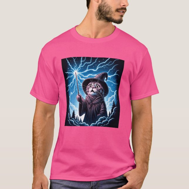 Camiseta Gato do Assistente de Reação Engraçada do Kitten L (Frente)