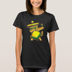 Camiseta Gato do Cinco De Mayo Gato Mexicano Sombrero Dabbi