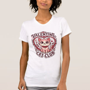 Camiseta Gato do Dia dos Namorados Design engraçado do aman