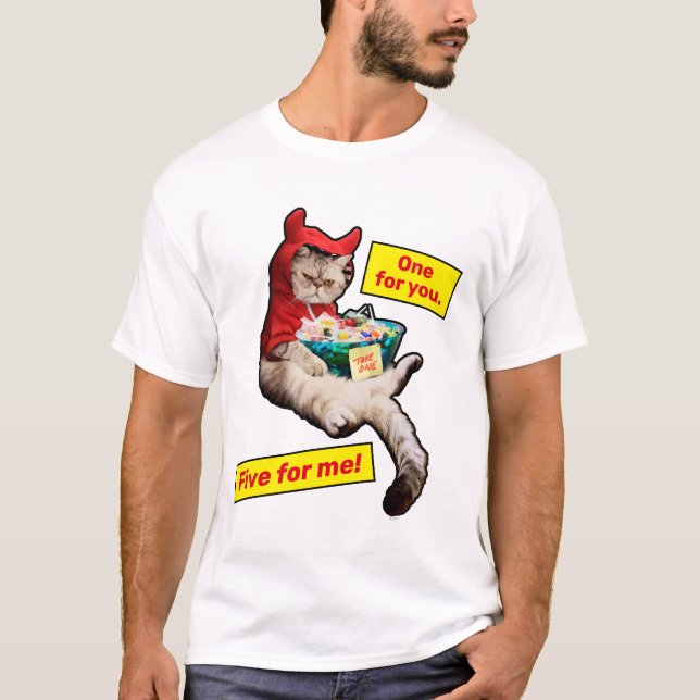 Camiseta Gato do Diabo Cranky (Frente)