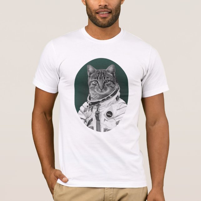 Camiseta Gato do espaço (Frente)