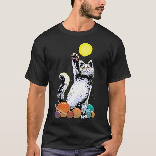 Camiseta Gato do Espaço (Frente)