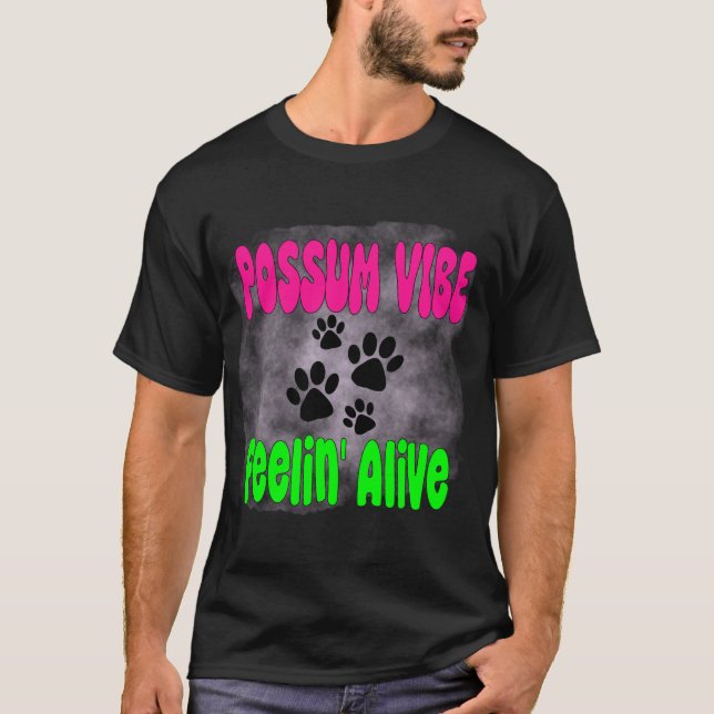 Camiseta gato-do-gambá, gato-do-mato (Frente)