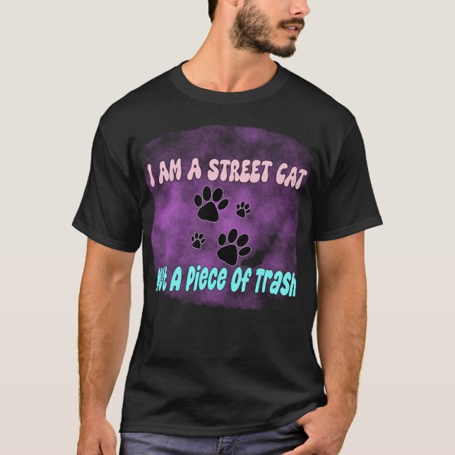 Camiseta gato-do-gambá, gato-do-mato (Frente)