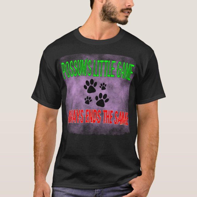 Camiseta gato-do-gambá, gato-do-mato (Frente)