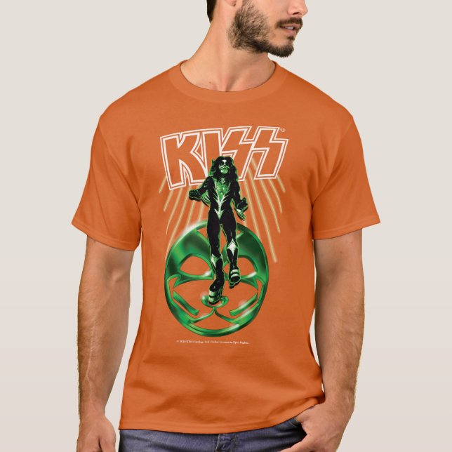Camiseta Gato do Kiss banda (Frente)