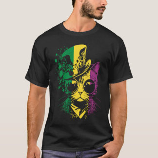 Camiseta Gato do Mardi Gras