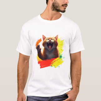Camiseta gato-do-palha