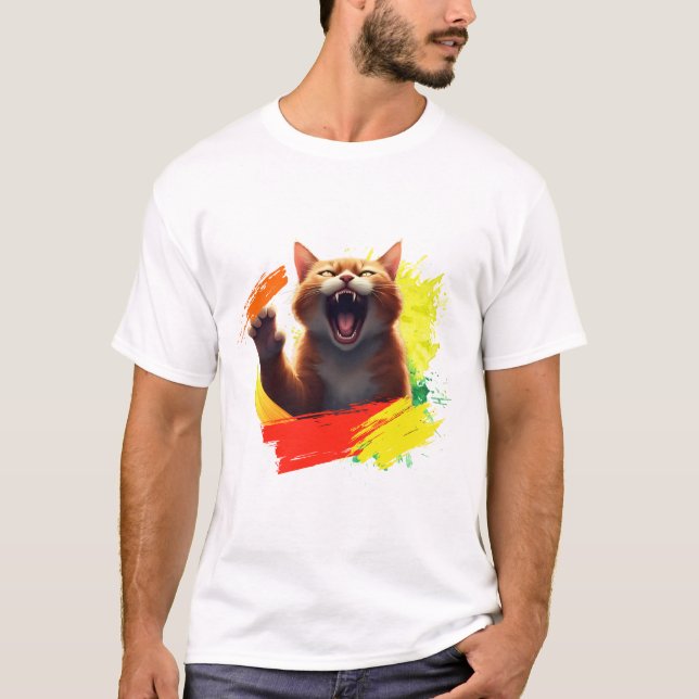 Camiseta gato-do-palha (Frente)