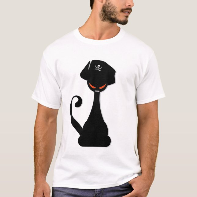 Camiseta Gato do pirata de Ninja (Frente)