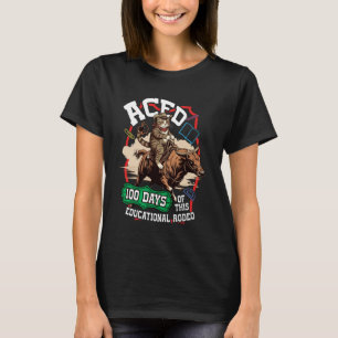 Camiseta Gato do Rodeio Educacional de 100 Dias Aprovado