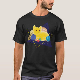 Camiseta Gato do Sistema Solar