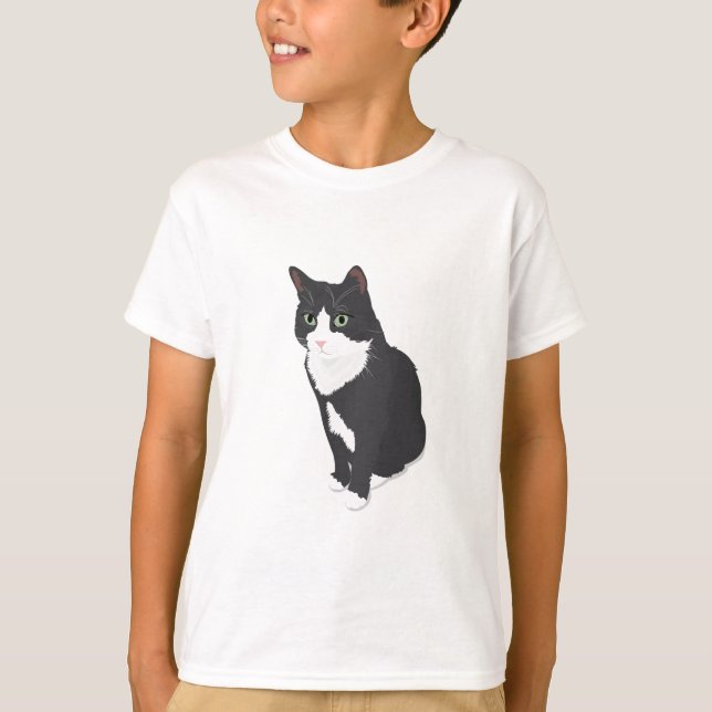 Camiseta Gato do smoking (Frente)