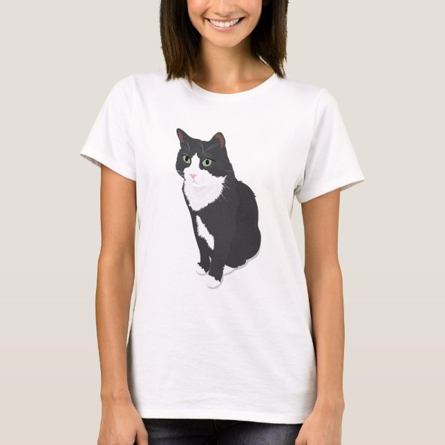 Camiseta Gato do smoking (Frente)