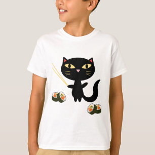 Camiseta Gato do sushi