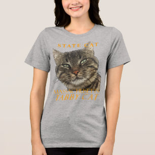 Camiseta Gato do Território de Massachusetts O Atraente Gat