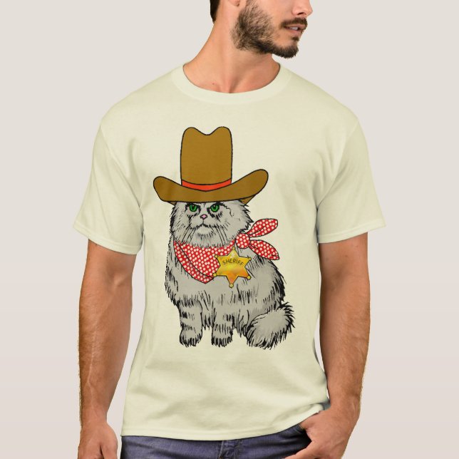 Camiseta Gato do vaqueiro (Frente)