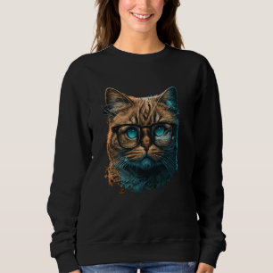 Camiseta Gato Doce Com Design De Gato Bonito