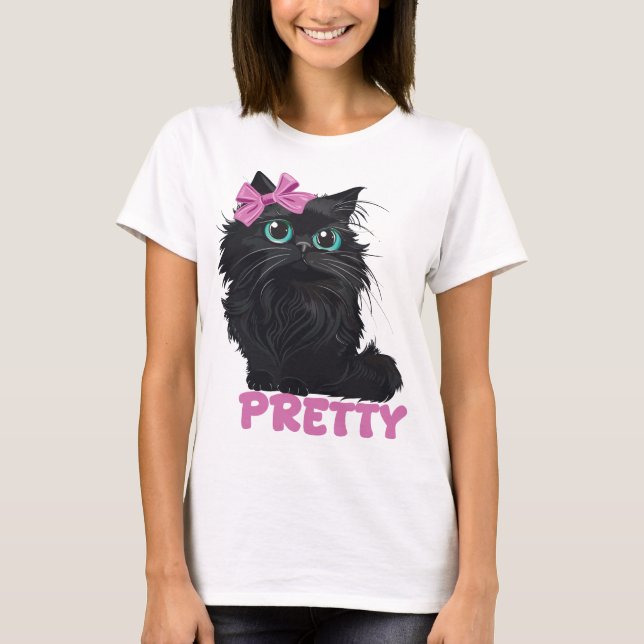 Camiseta Gato Doce e Bonito 🐱 (Frente)