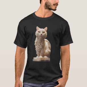 Camiseta gato doméstico como um belo rosto cinematográfico