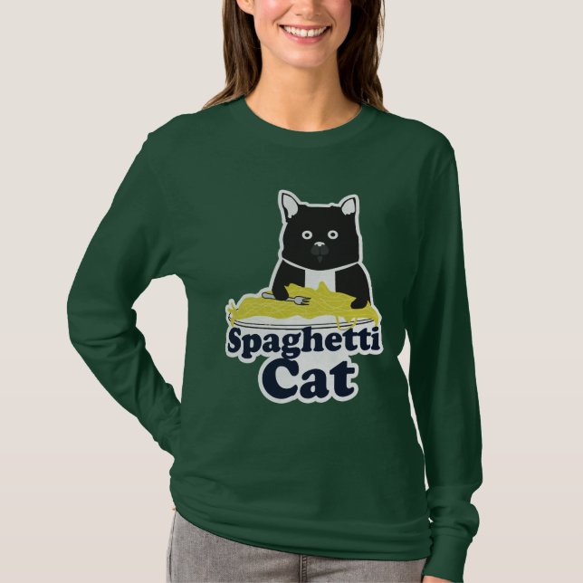 Camiseta Gato dos espaguetes (Frente)