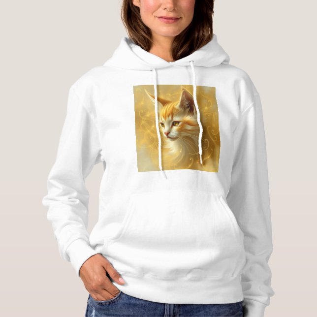 Camiseta Gato dourado  (Frente)