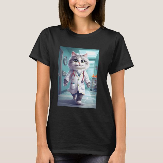 Camiseta Gato Doutor (Frente)