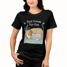 Gato e cachorro melhores amigos para sempre