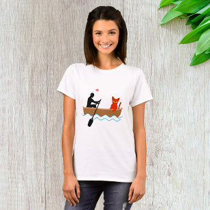 Camiseta Gato e Chuveiro no Barco Engraçado Pet Lover