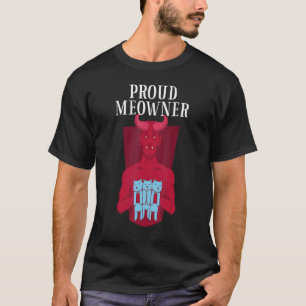 Camiseta Gato E Diabo Pet Orgulhoso Dono De Gatinho Mia