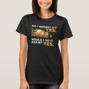 Camiseta Gato É Muito Chips Fritas Reutilizar