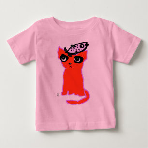 Camiseta Gato e Peixe