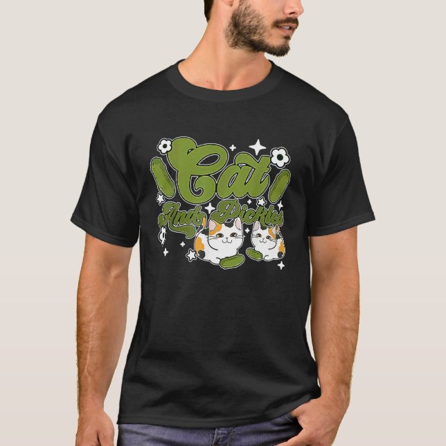 Camiseta Gato E Pepino Gato Pickles (Frente)