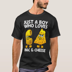 Camiseta Gato E Queijo Para Meninos Queijo De Macaroni