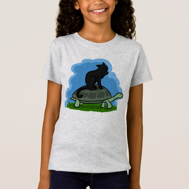 Camiseta Gato E Tartaruga (Frente)