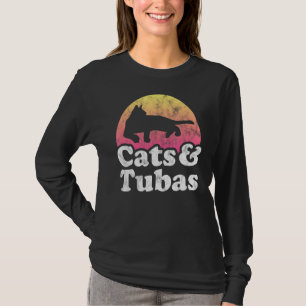 Camiseta Gato e Tuba, de uso masculino ou feminino, e Tuba