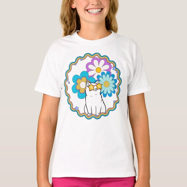 Camiseta Gato é uma Estrela (Frente)
