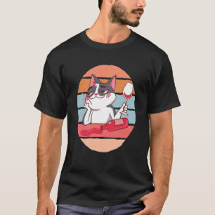 Camiseta Gato e Vinho