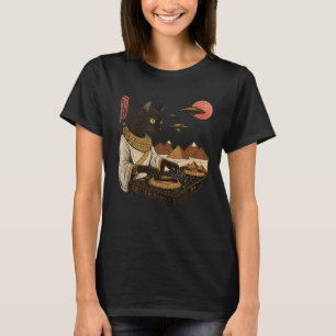 Camiseta Gato Egípcio Dj Ufo Art Impressão Tank Top_1