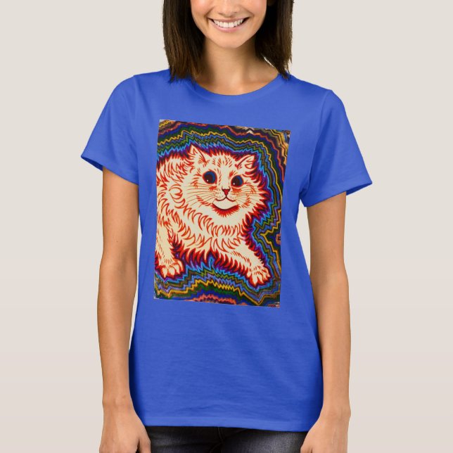 Camiseta Gato Elétrico, Louis Wain (Frente)
