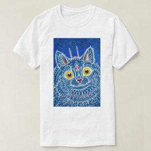 Camiseta Gato em estilo gótico, Louis Wain
