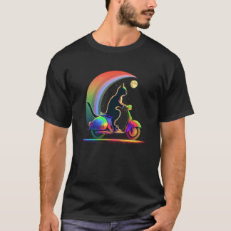 Camiseta Gato em scooter scooter 1