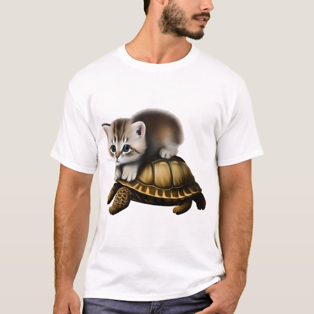 Camiseta Gato em tartaruga Cópia Cópia (Frente)
