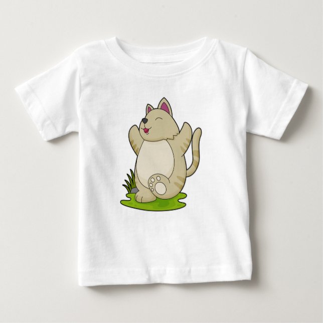 Camiseta Gato em Yoga (Frente)