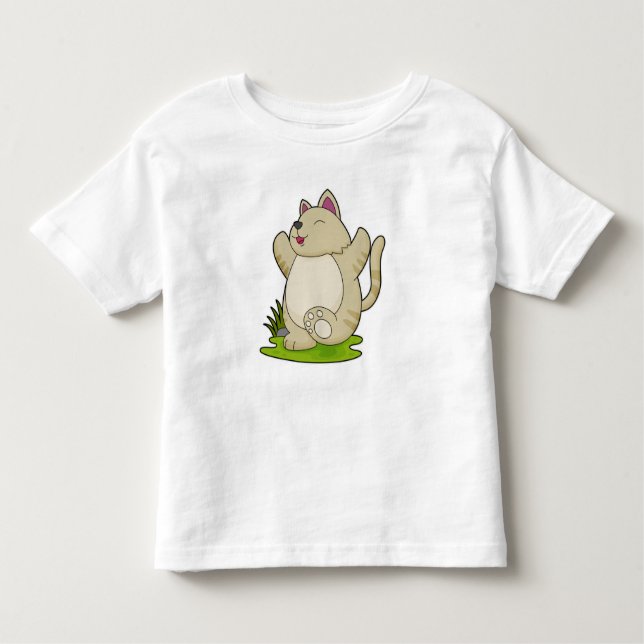 Camiseta Gato em Yoga (Frente)